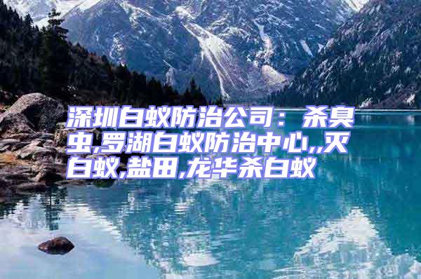 深圳白蟻防治公司:殺臭蟲,羅湖白蟻防治中心,,滅白蟻,鹽田,龍華殺白蟻