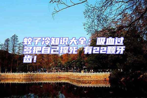 蚊子冷知識(shí)大全：吸血過(guò)多把自己撐死 有22顆牙齒！