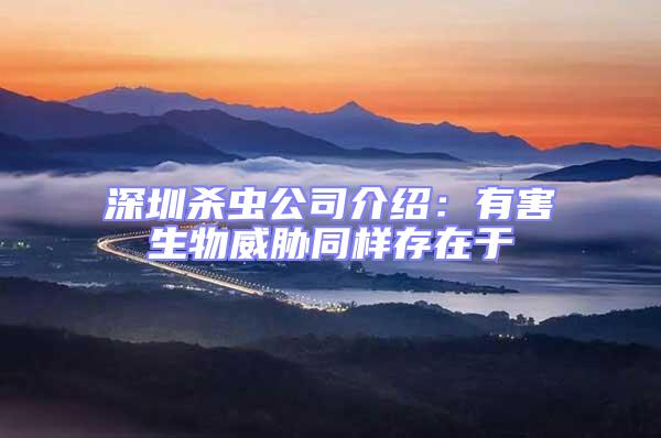 深圳殺蟲公司介紹：有害生物威脅同樣存在于