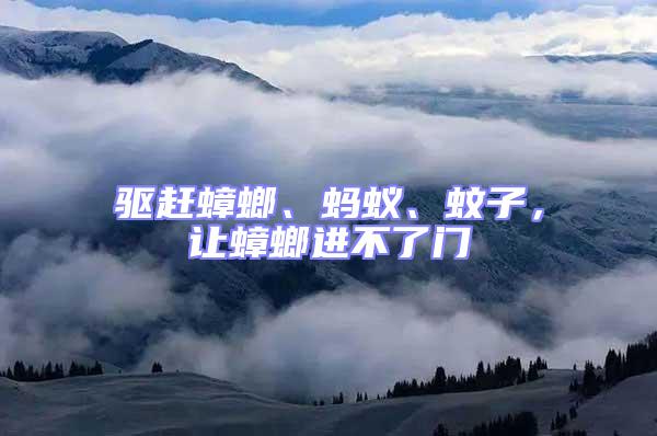 驅(qū)趕蟑螂、螞蟻、蚊子,讓蟑螂進(jìn)不了門(mén)