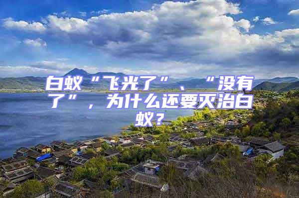 白蟻“飛光了”、“沒(méi)有了”，為什么還要滅治白蟻？