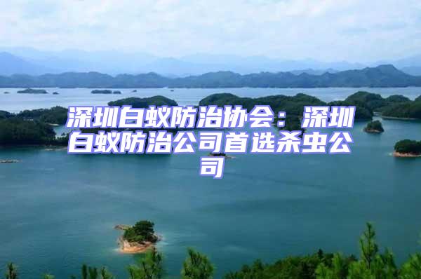 深圳白蟻防治協(xié)會(huì)：深圳白蟻防治公司首選殺蟲公司