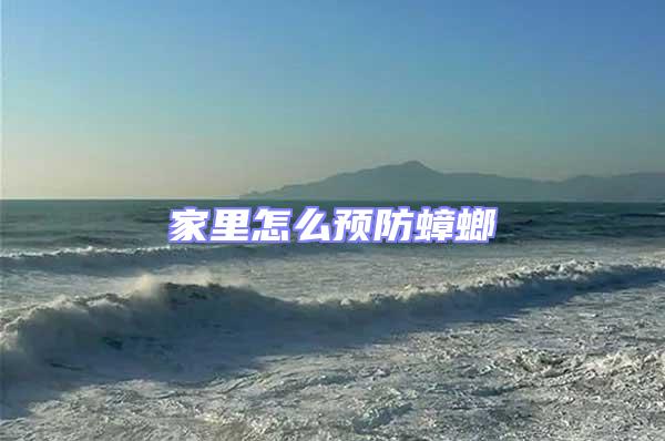 家里怎么預防蟑螂