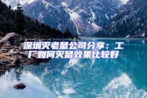 深圳滅老鼠公司分享：工廠如何滅鼠效果比較好