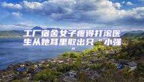 工廠宿舍女子疼得打滾醫(yī)生從她耳里取出只“小強(qiáng)”
