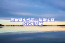 深圳殺蟲公司--洪澇災(zāi)區(qū)的蚊蟲防治