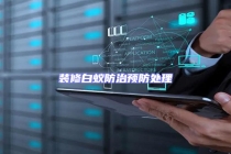 裝修白蟻防治預(yù)防處理