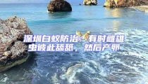 深圳白蟻防治：有時(shí)雌雄蟲彼此舔舐，然后產(chǎn)卵