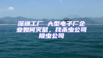 深圳工廠 大型電子廠企業(yè)如何滅鼠，找殺蟲公司除蟲公司